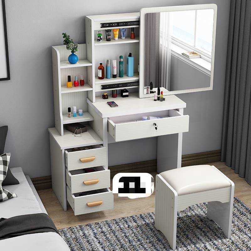 Coiffeuse avec Miroir & Tabouret